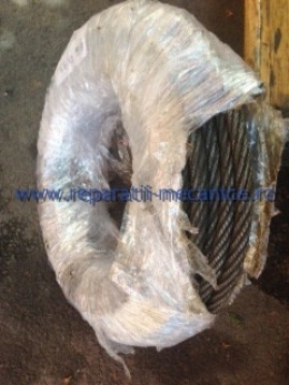 Cablu de tractiune  D=16 6X37 mat WSC sZ, uns cu inima metalica