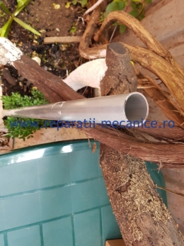 Teava aluminiu tip 6060 T6, 40x2x1000 mm